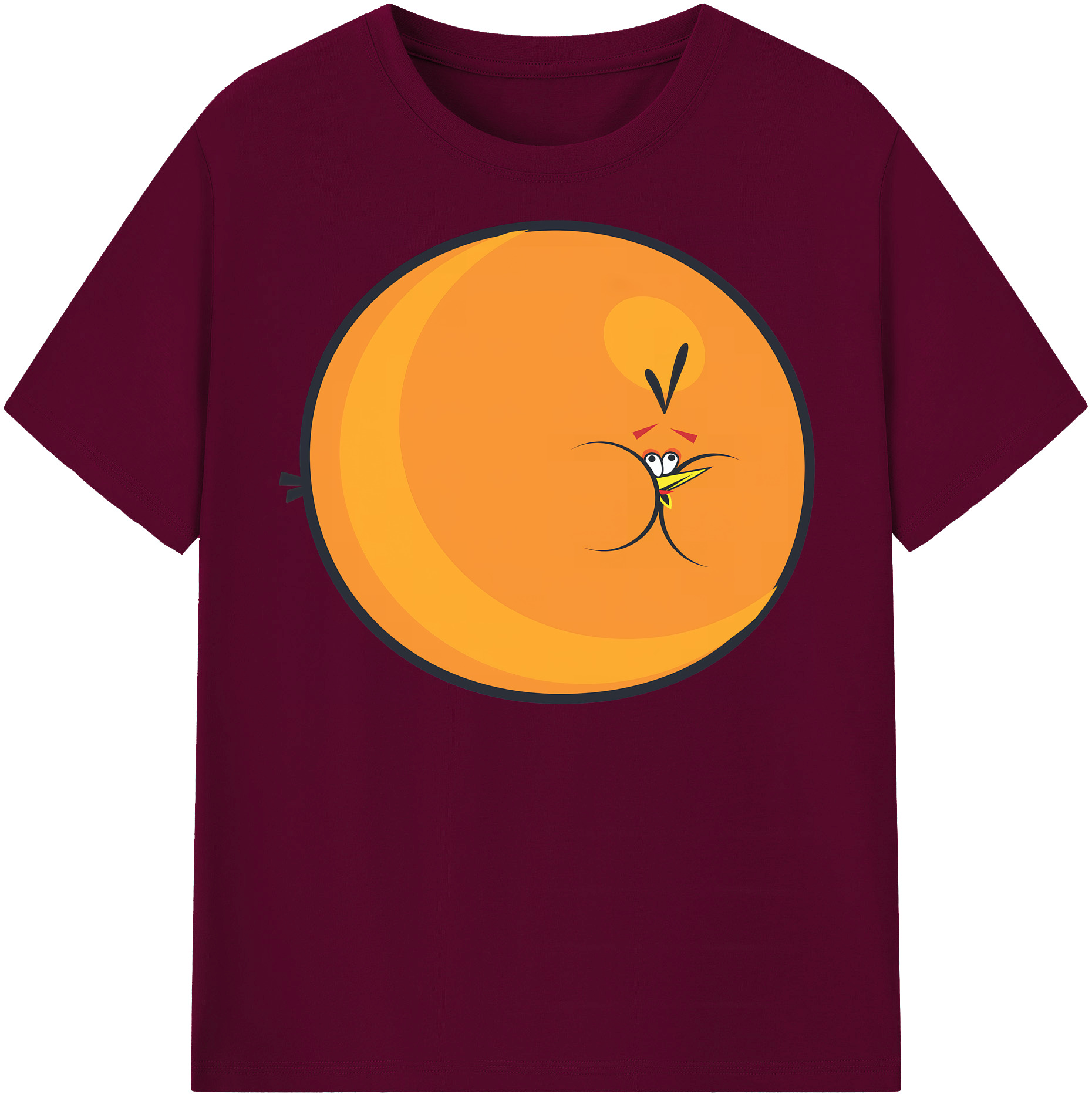 （画像用） Angry Birds アングリーバード レディースカジュアルプリントTシャツ（綿100％）